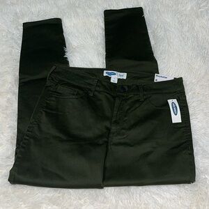 Old Navy Green Rockstar Super Skinny Denim Jeans Pants